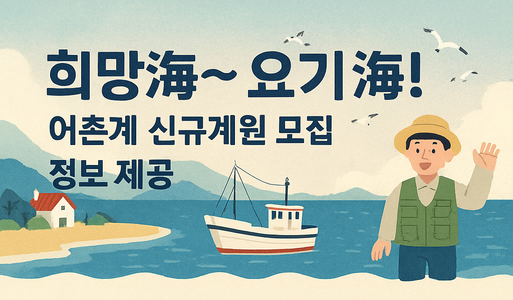 희망海, 요기海 [신규계원 모집 정보]